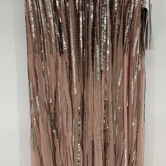 Mac Duggal Dress 93582 Embellished Full Length Layered Sleeve Gown - Picture 9 of 15